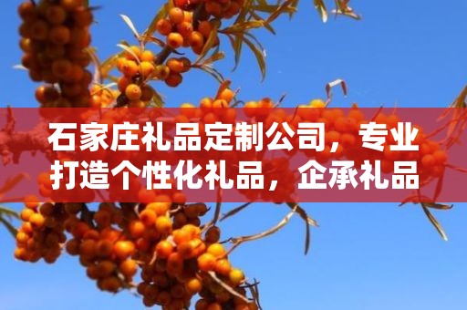 石家庄礼品定制公司，专业打造个性化礼品，企承礼品供应链卓越服务