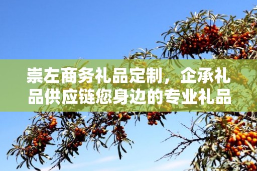 崇左商务礼品定制，企承礼品供应链您身边的专业礼品定制公司