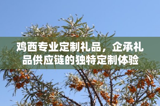 鸡西专业定制礼品，企承礼品供应链的独特定制体验