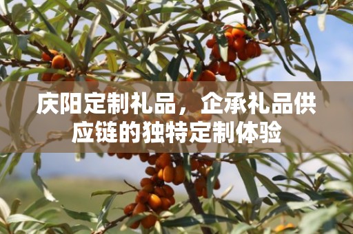 庆阳定制礼品，企承礼品供应链的独特定制体验