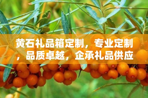 黄石礼品箱定制，专业定制，品质卓越，企承礼品供应链助力您的商务礼品选择